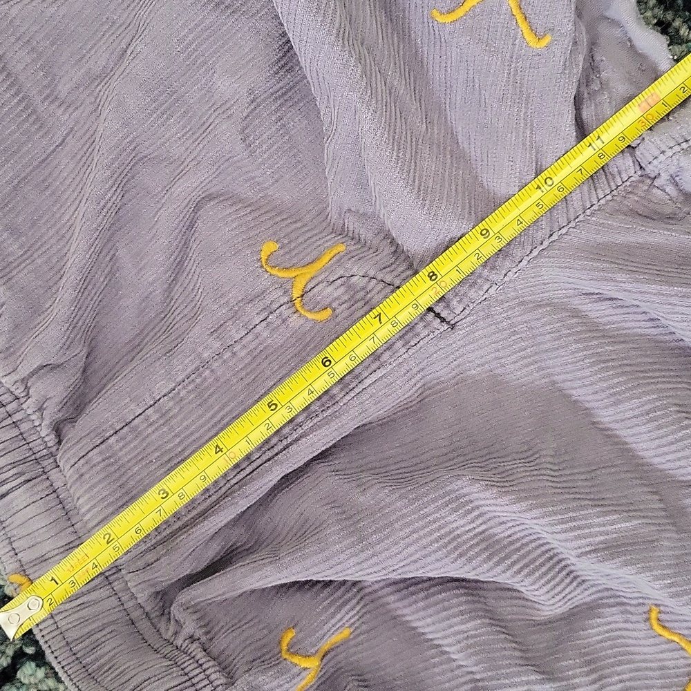 Urban Outfitters Zodiac Corduroy Pants Lavender Gold Astrology Unisex Size L - Picture 11 of 13